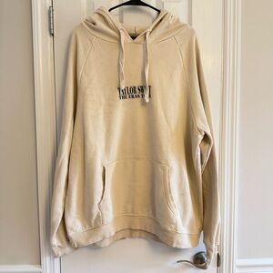 Taylor Swift Eras Tour Sweatshirt Cream Black Size XL